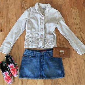 NWOT- SASHIMI Beige Corduroy Blazer